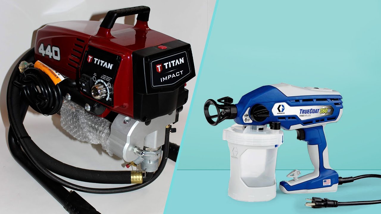 Graco paint sprayer vs Titan